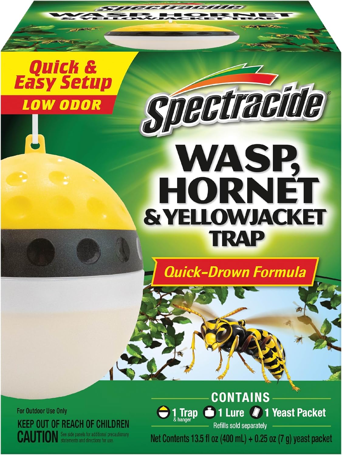 Spectracide Wasp, Hornet & Yellowjacket Trap, 1 Count