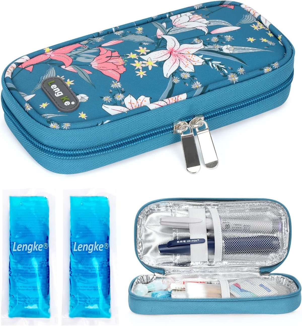YOUSHARES Insulin Cooler Travel Case, Peptide Travel Case with Temp Display