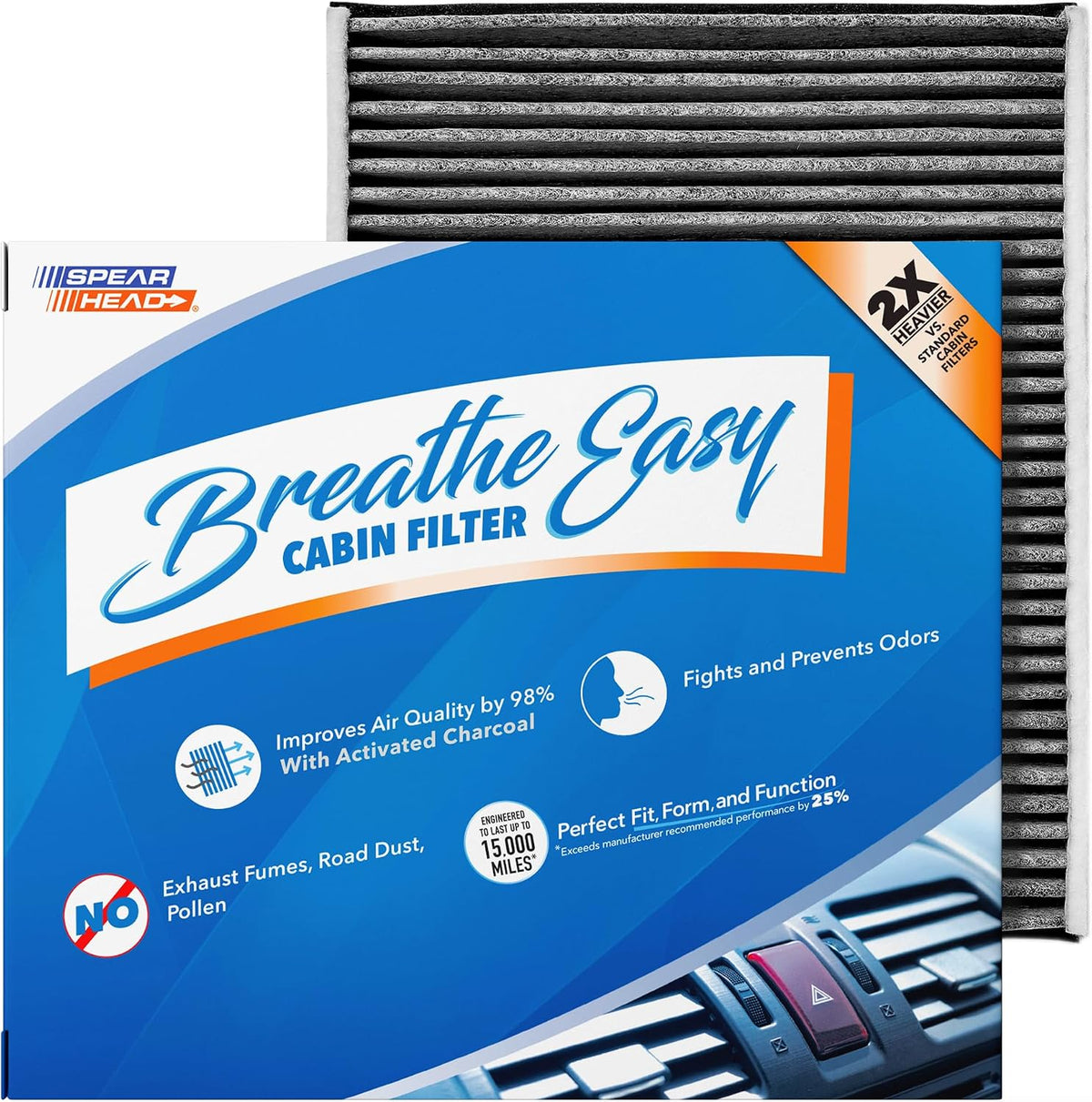 Spearhead Odor Defense Breathe Easy AC & Heater Cabin Air Filter (BE-157)