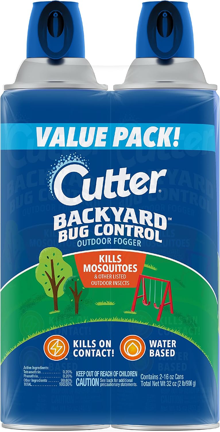 Cutter Backyard Bug Control Outdoor Fogger 16 Oz, 3 Pack