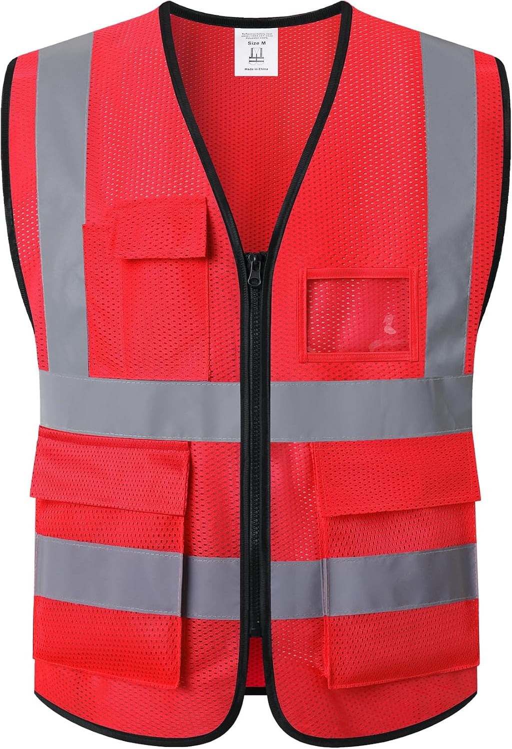 Reflective Safety Vest for Men Women Construction Vest ANSI Standard AP1