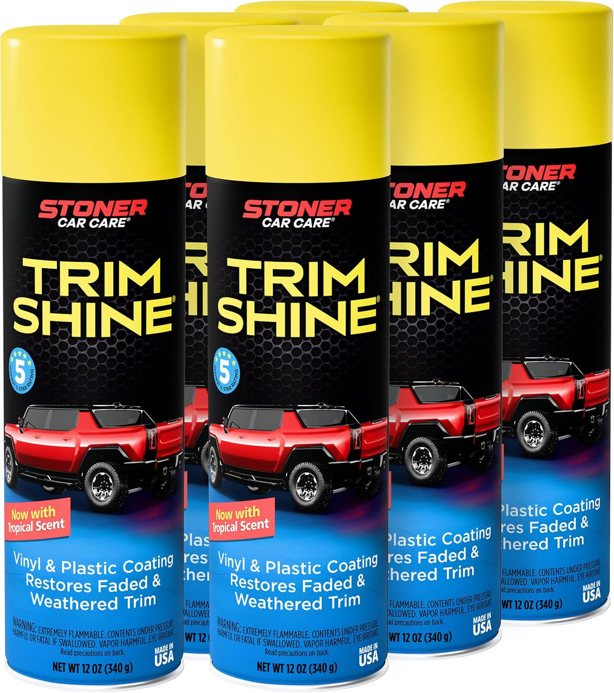 Stoner Car Care Trim Shine Black Trim & Plastic Restorer, 12 oz