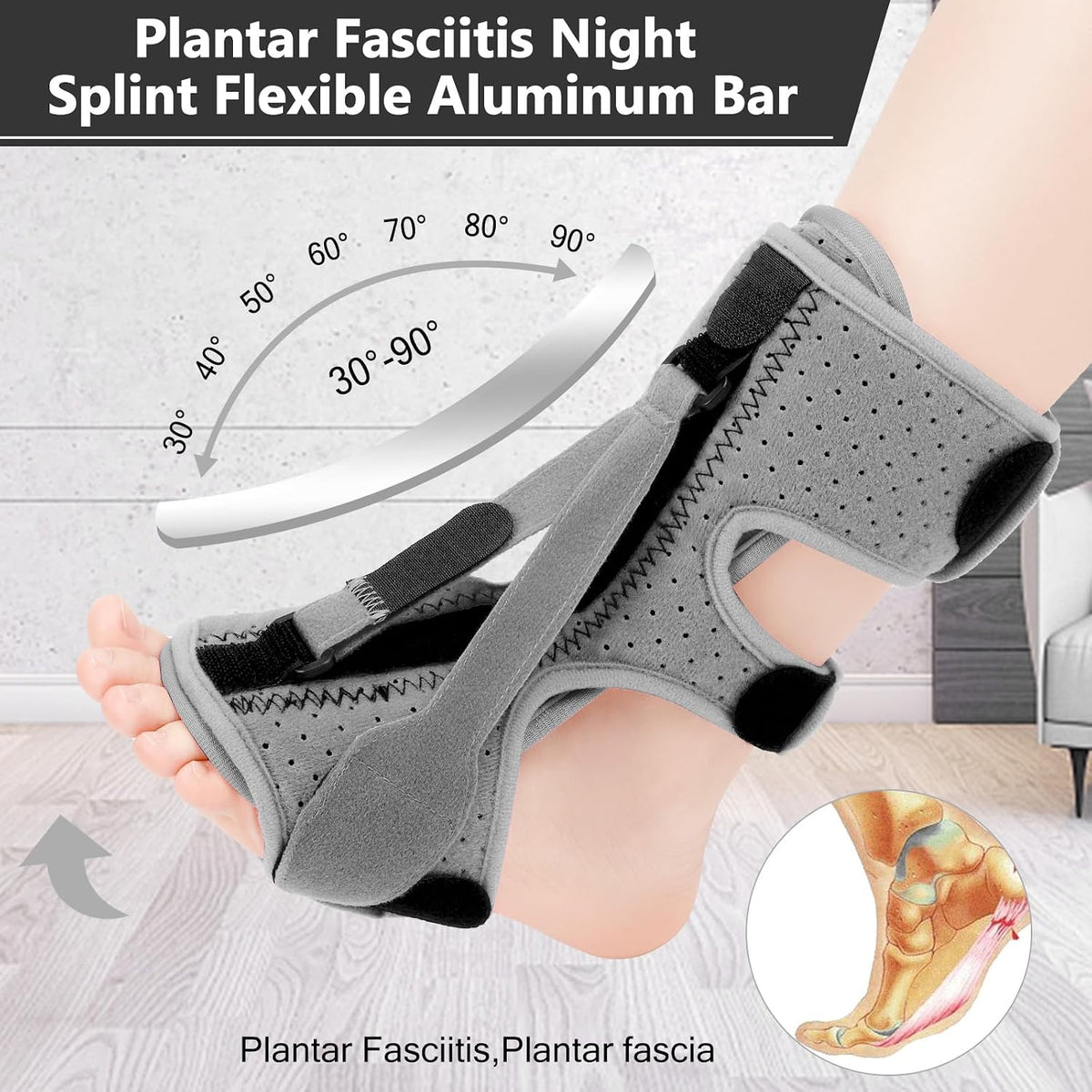 Plantar Fasciitis Night Splint,Plantar Fasciitis Relief,Women & Men