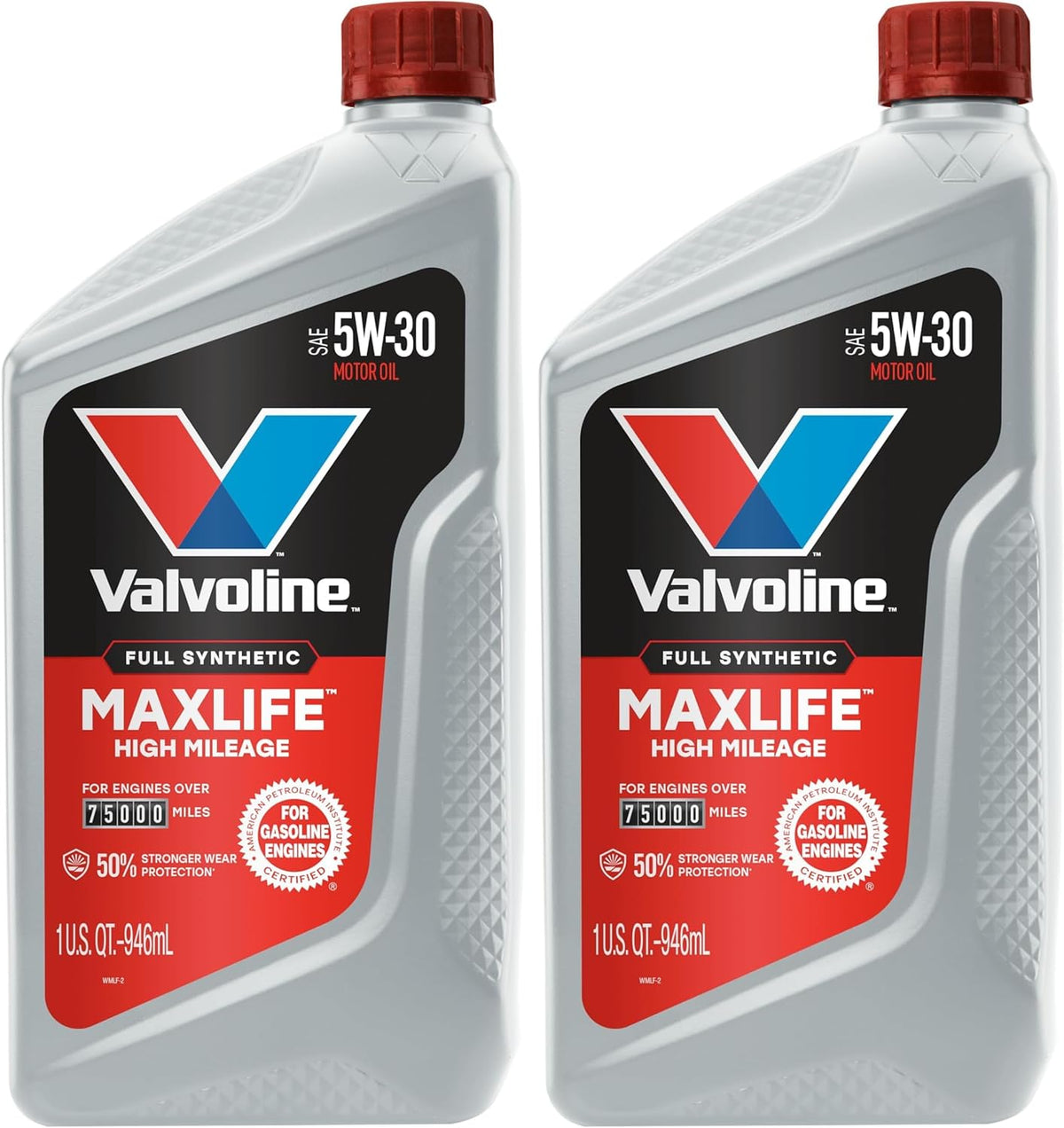 Valvoline High Mileage with MaxLife Technology SAE 10W-40 Synthetic Blend Motor Oil 5 QT