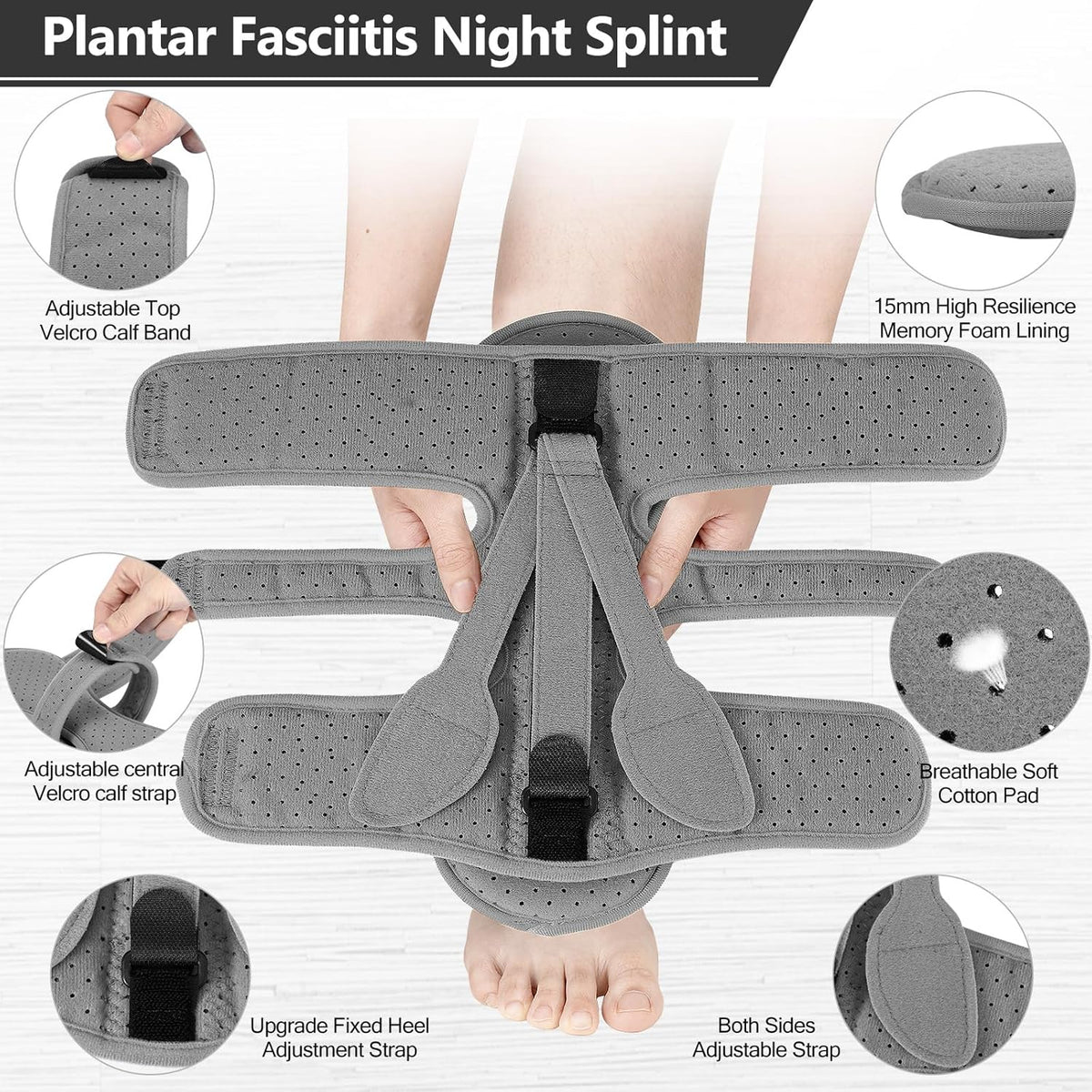 Plantar Fasciitis Night Splint,Plantar Fasciitis Relief,Women & Men