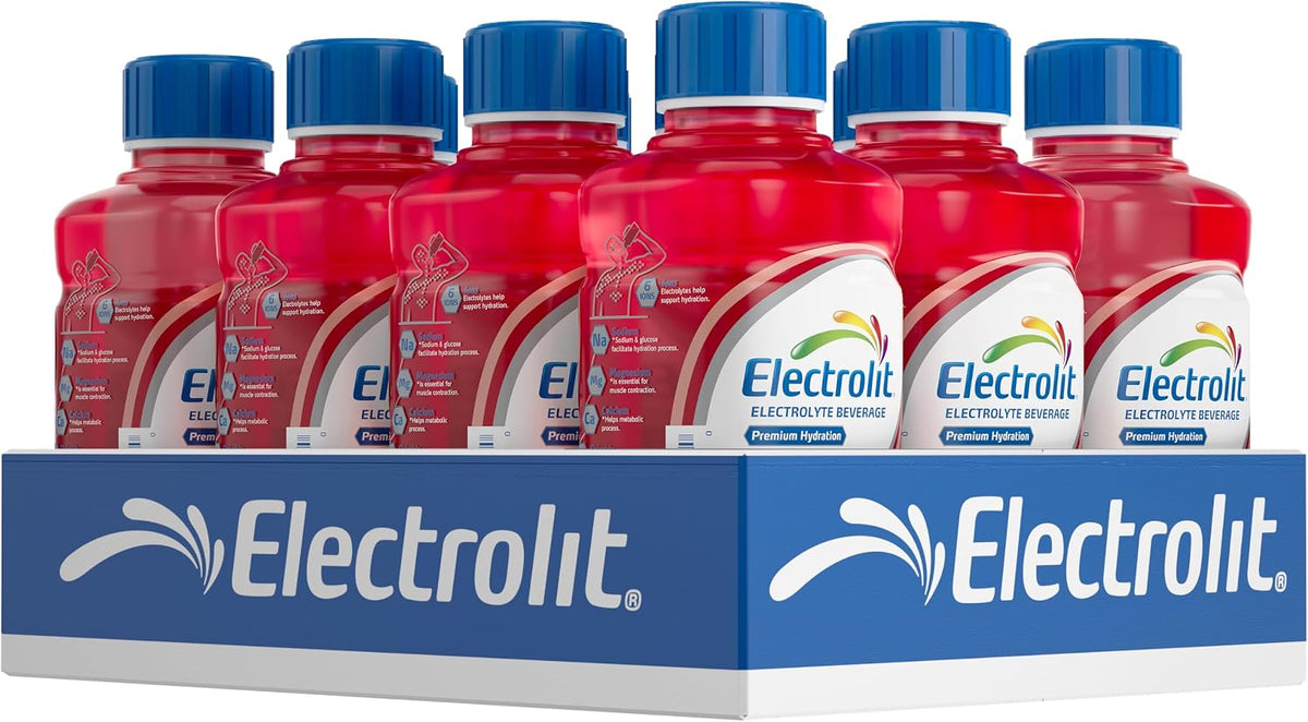 Electrolit, Electrolyte Beverage, Coconut, 21 Fl Oz (12 Pack)
