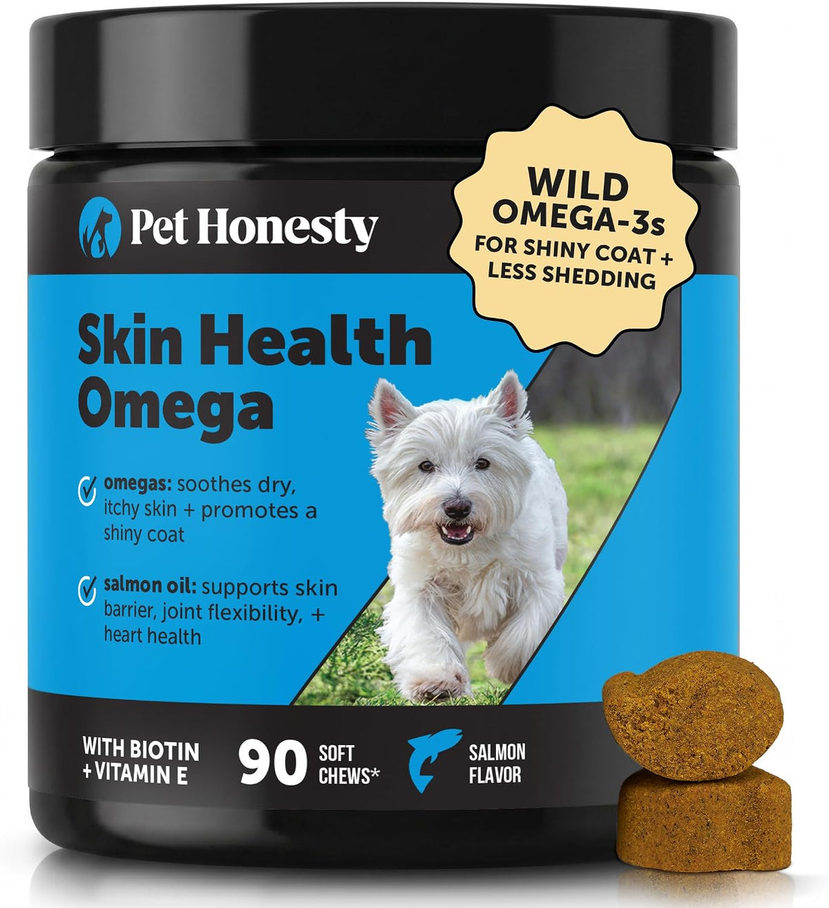 Omega 3 Fish Oil for Dogs and Cats - Liquid Fish Oil for Dogs Skin and Coat Supplement, Dog Omega 3 Fish Oil Supplement EPA + DHA, Wild Caught Pollock & Cod Oil for Dogs for Skin + Coat Health (32oz)