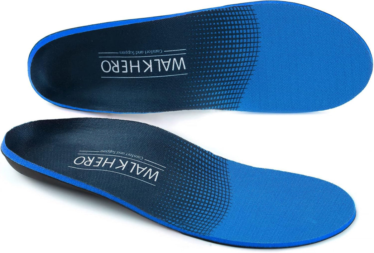 WalkHero Arch Support Inserts for Women Men, Plantar Fasciitis Relief