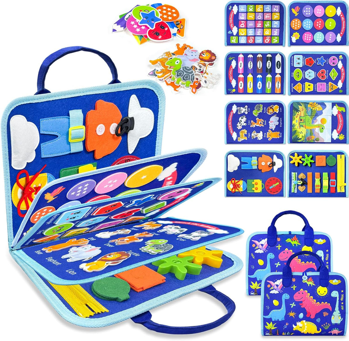 Walenty Busy Board Montessori Toys for Toddler Girl Birthday Gifts