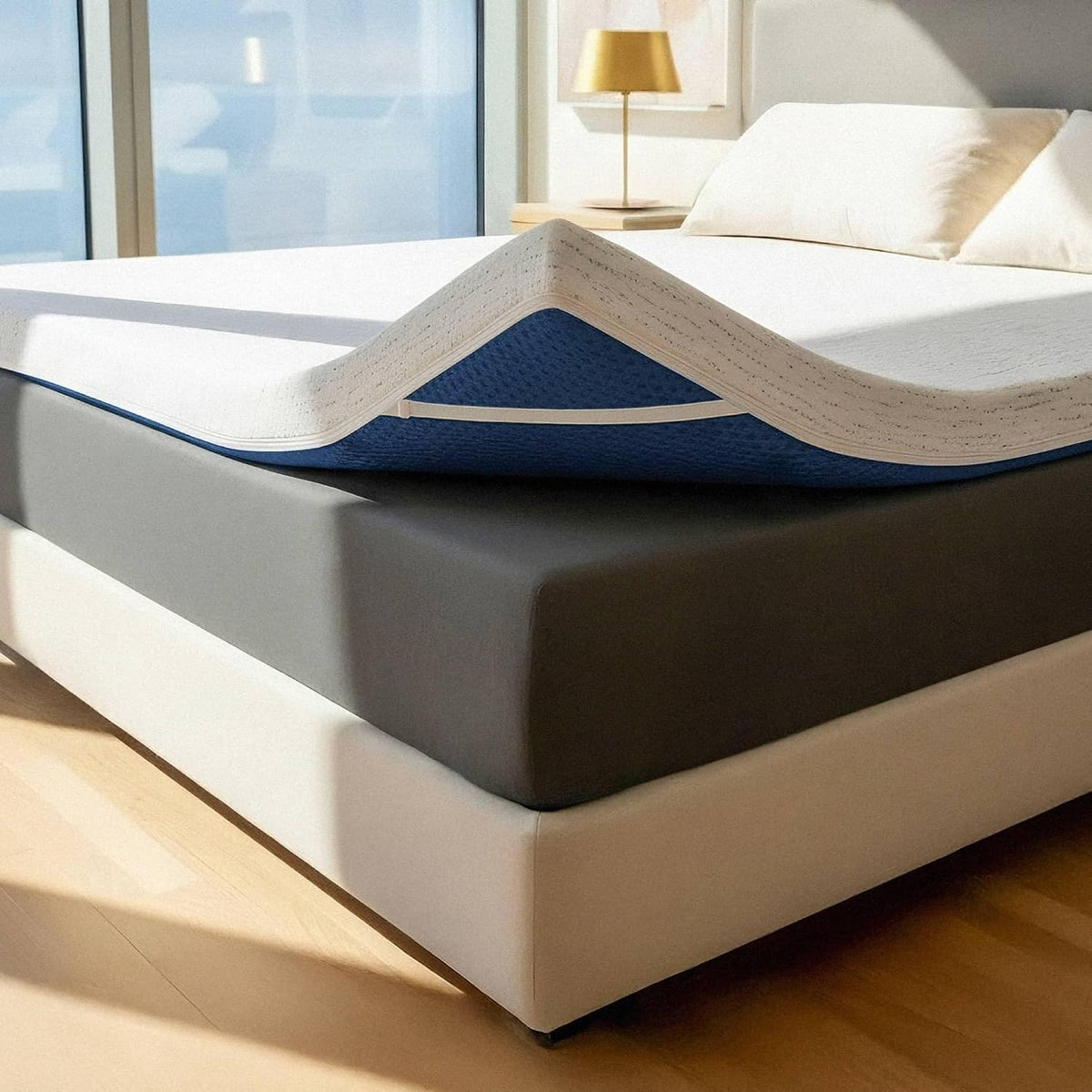 Viscosoft 3 Inch Memory Foam Mattress Topper Twin XL - College Dorm Upgrade
