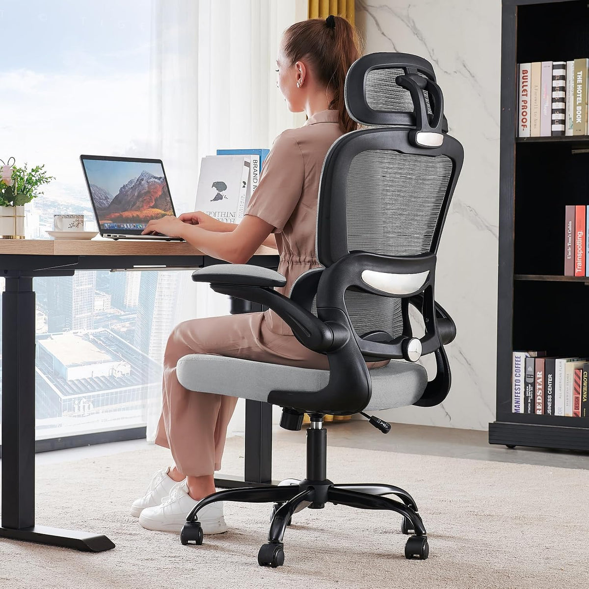 TRALT Office Chair Ergonomic Desk Chair - Gaming Chair with Lumbar Support