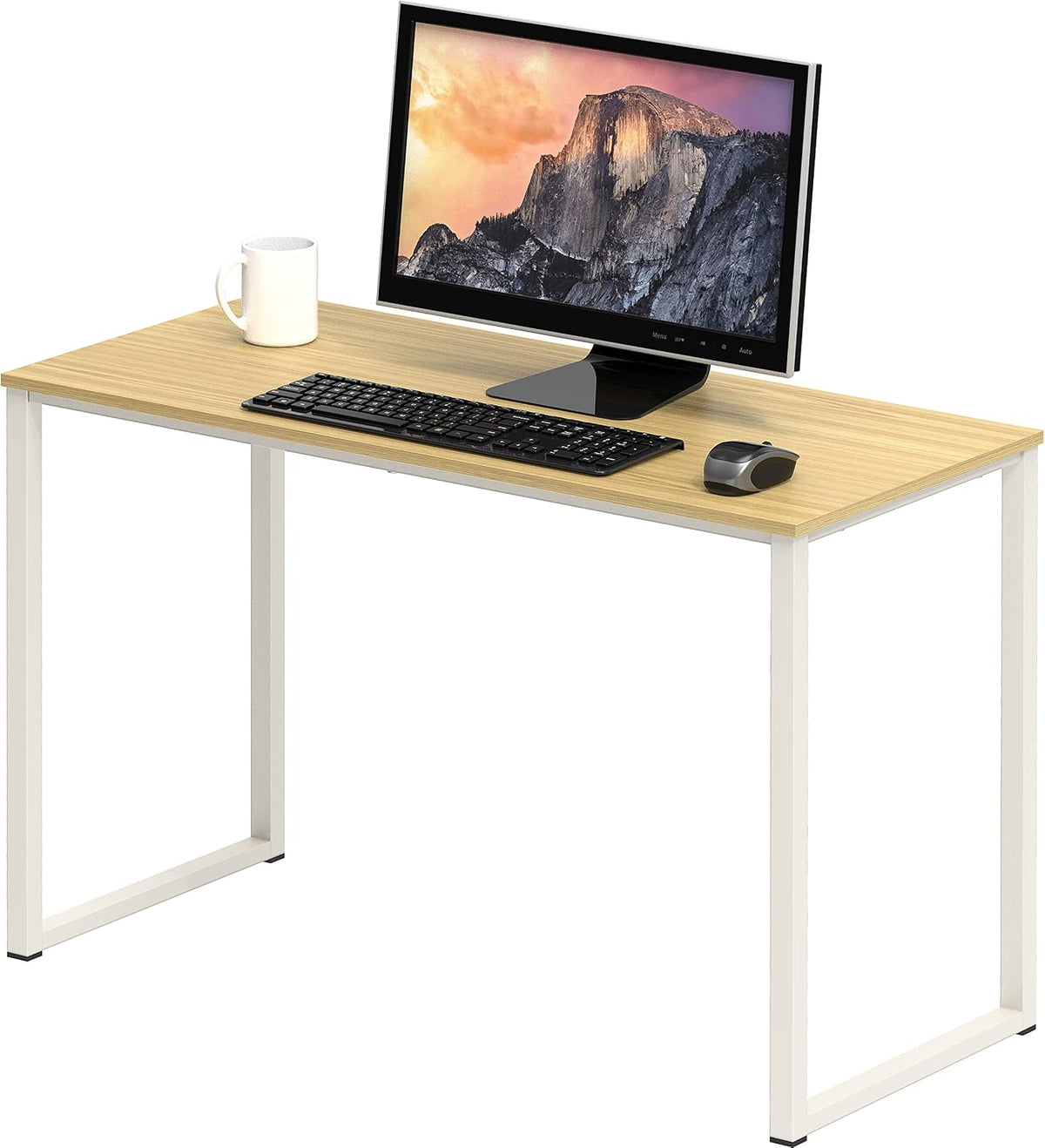 SHW Mission 40-Inch Home Office Computer Desk, Black