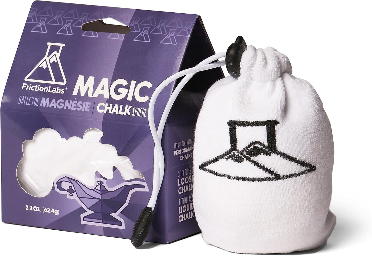 Friction Labs Magic Chalk Ball, Premium Gym Chalk Ball in Refillable Sock