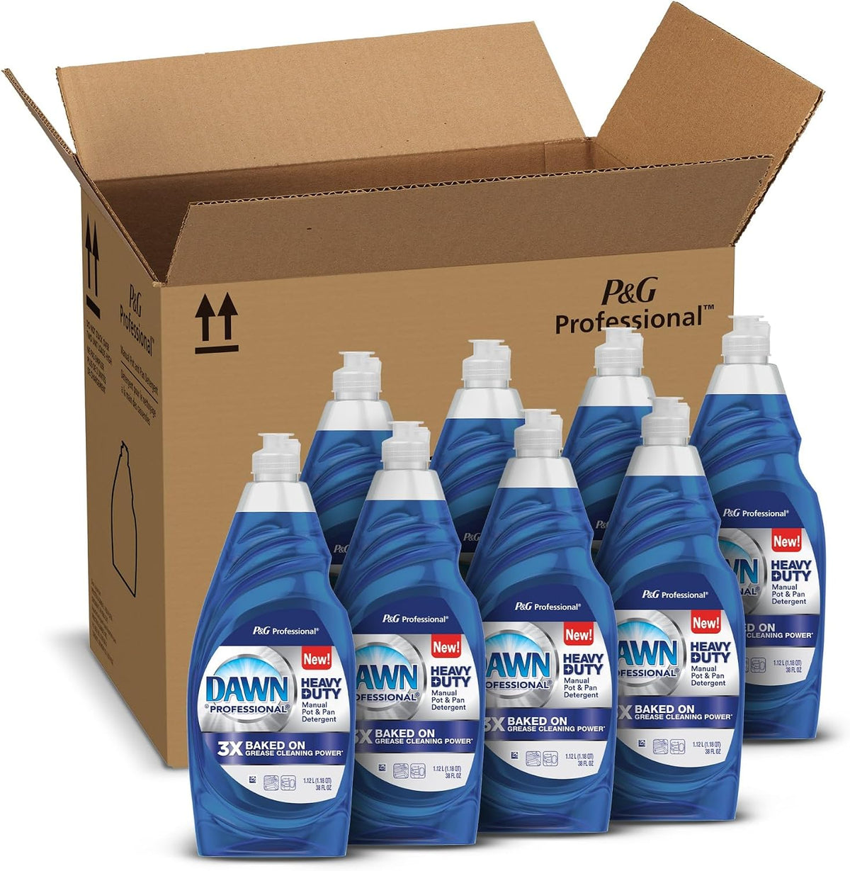 Dawn PRO Heavy Duty Manual Pot & Pan Detergent, Dish Soap (1 gal, 2 pack)