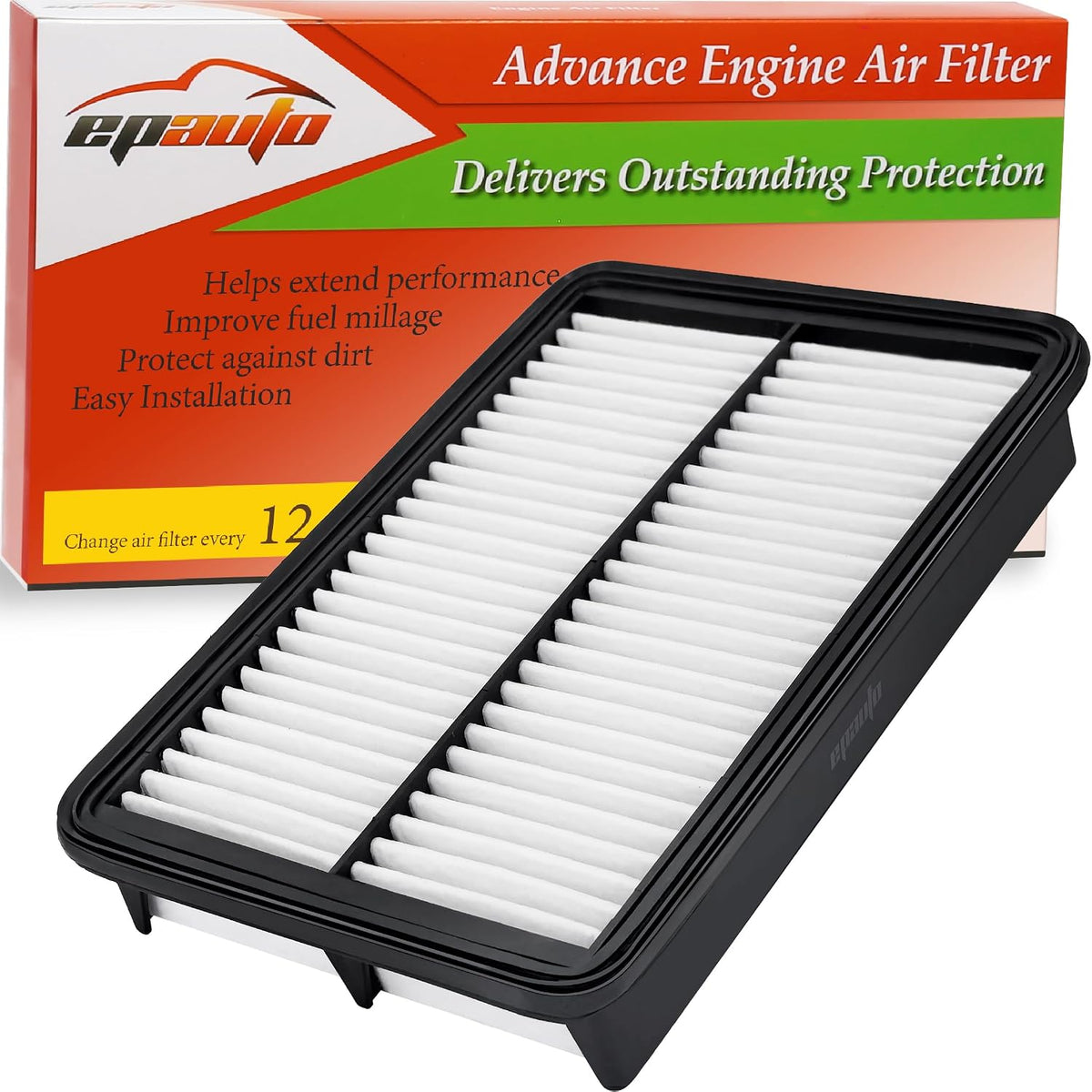 EPAuto GPA0A (PE07-13-3A0A) Engine Air Filter Replacement for Mazda