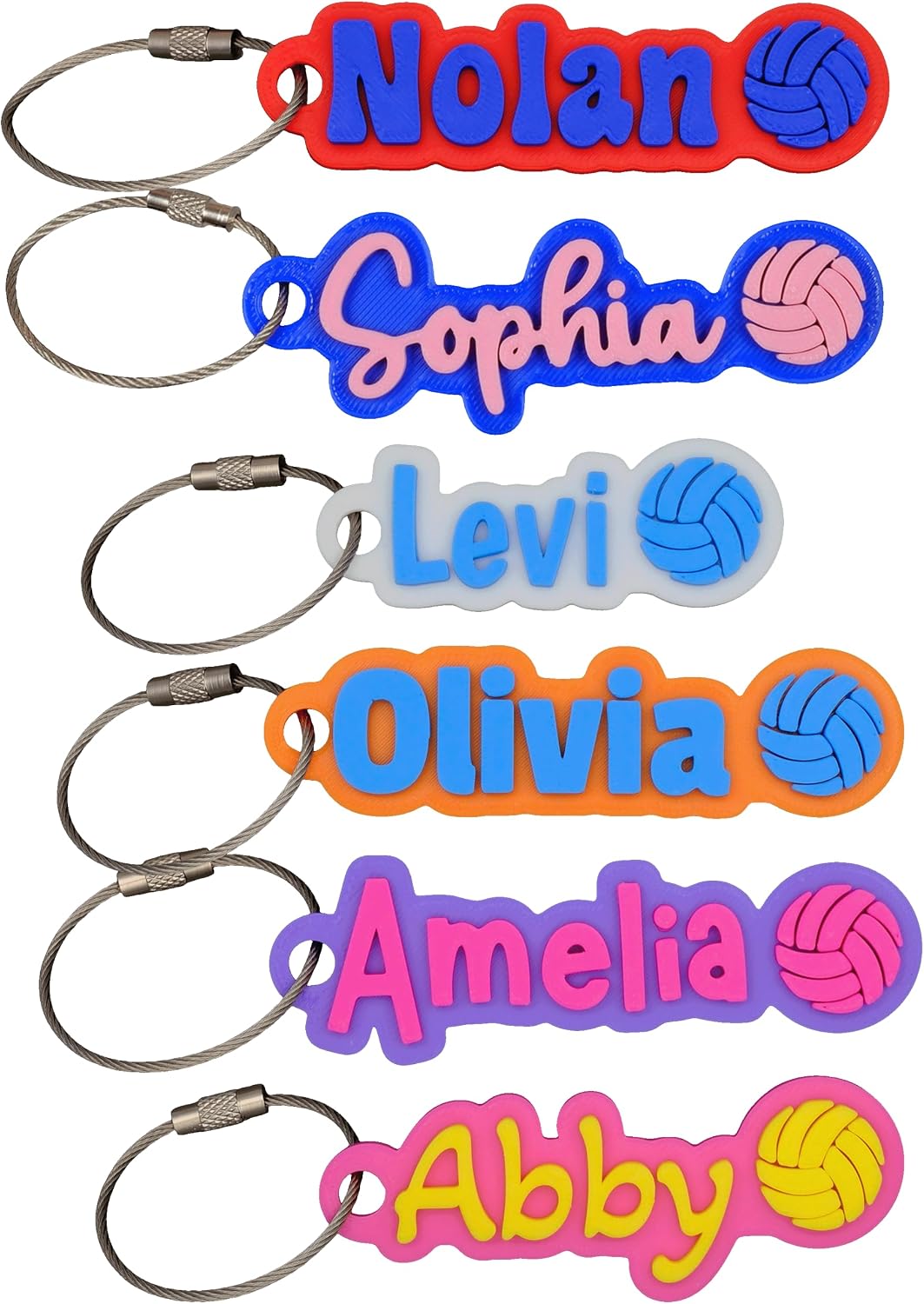SuperFineDeesigns Bag & Water Bottle Name Tag