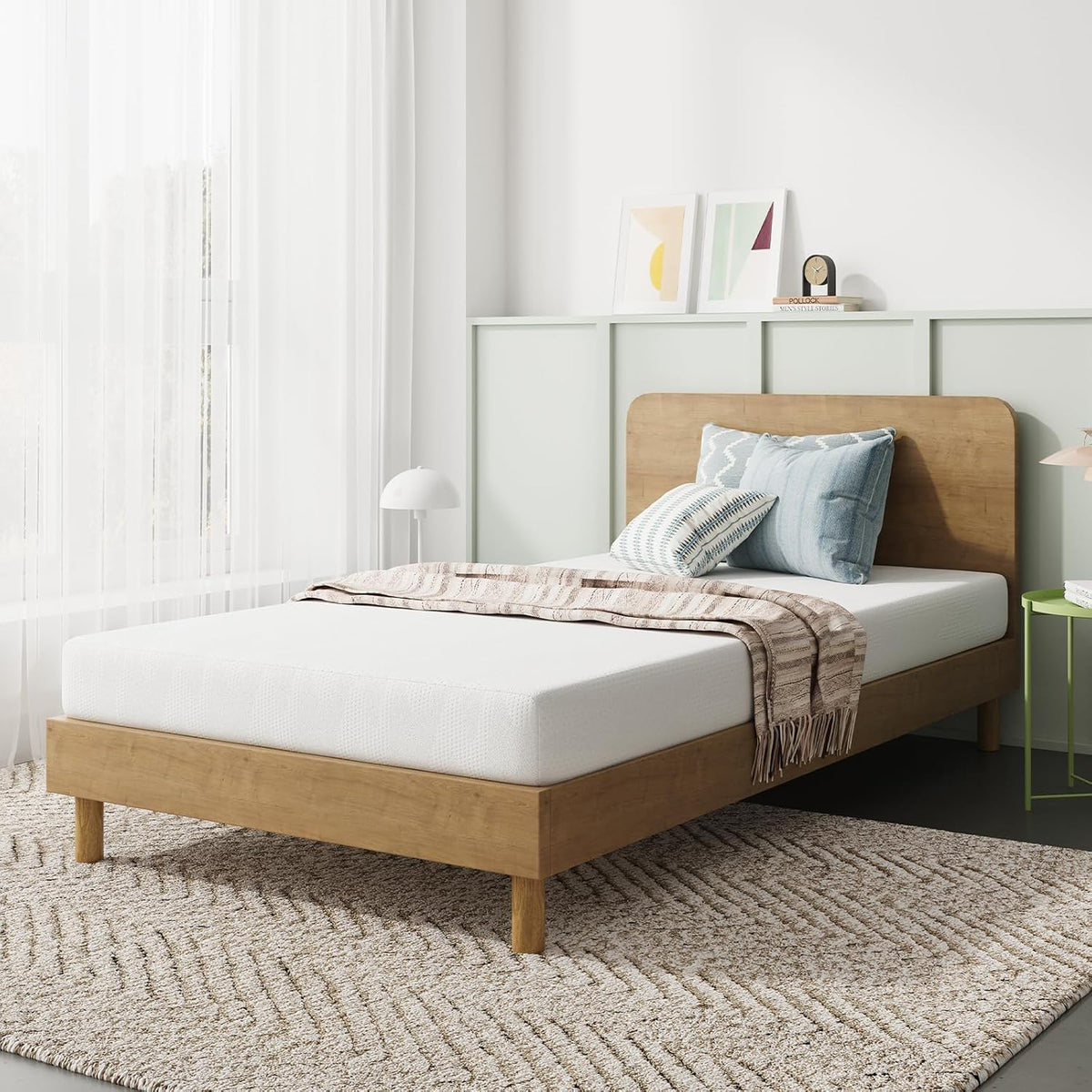 Novilla Twin Mattress, 6 Inch Twin Bed Mattress with Gel Memory Foam