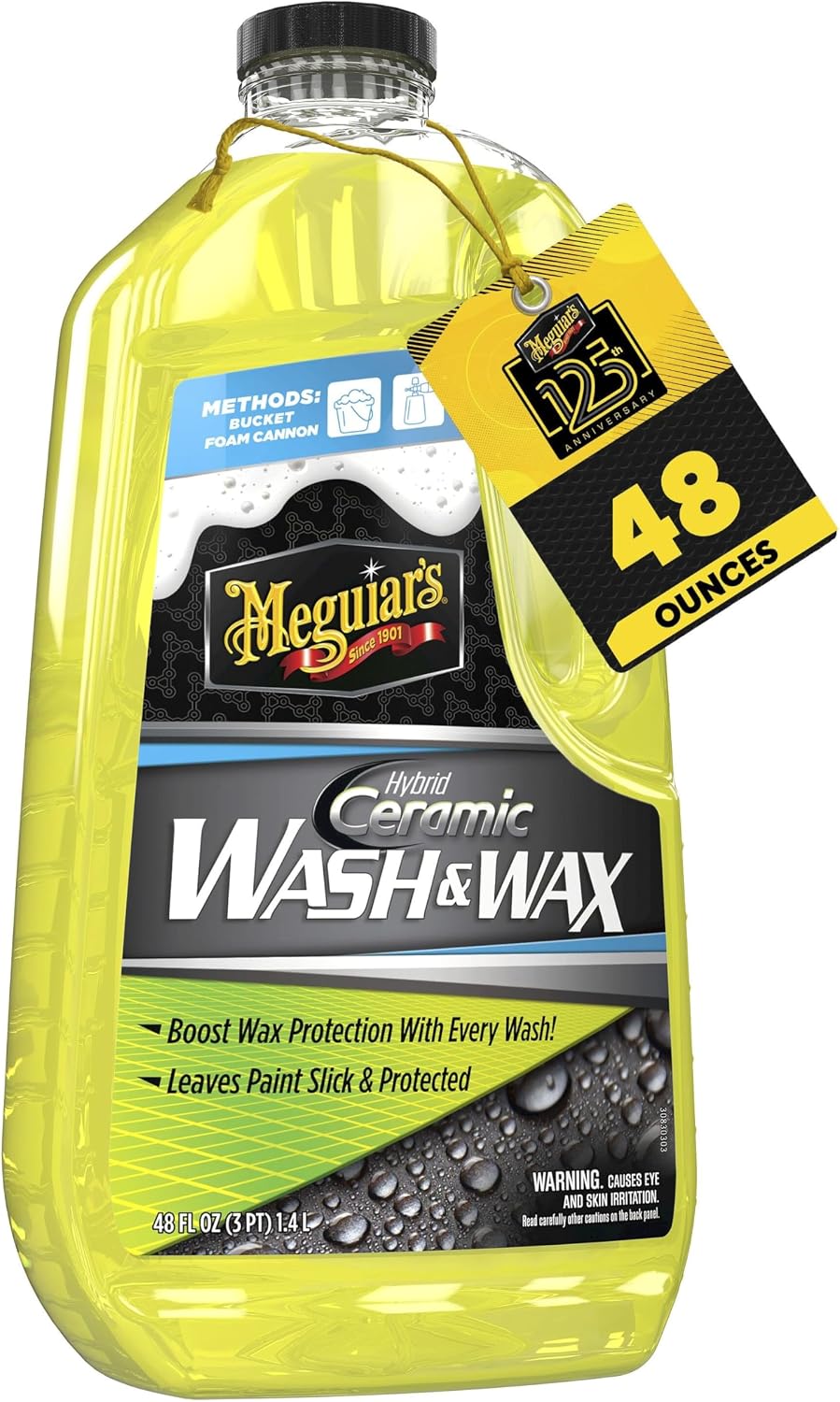 Meguiar's Hybrid Ceramic Wash & Wax,48 Oz