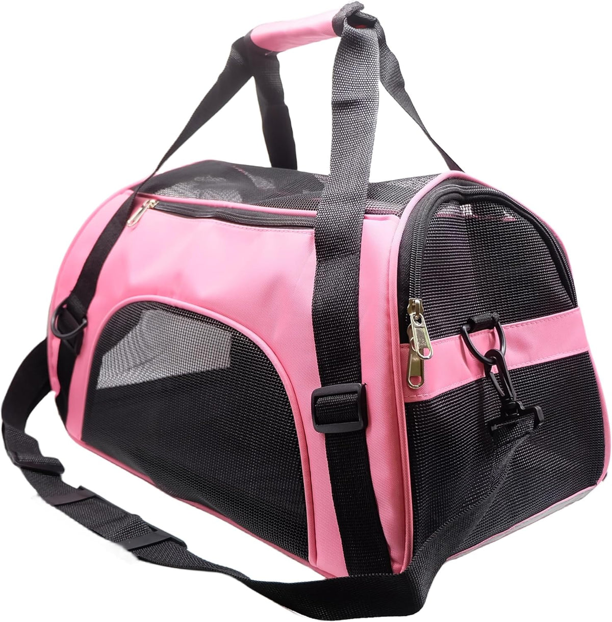 ZaneSun Cat Carrier,Soft-Sided Pet Travel Carrier for Cats,Dogs Puppy Comfort Portable Foldable Pet Bag Airline Approved (Small Blue)