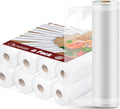 POTANE 6 Pack 11"x20'(3Rolls) and 8"x20' (3Rolls)Thickened Vacuum Sealer Bags , Smell-Proof, Puncture Prevention, Heavy duty for POTANE, Food Saver, Great for Vacuum storage,Meal Prep or Sous Vide