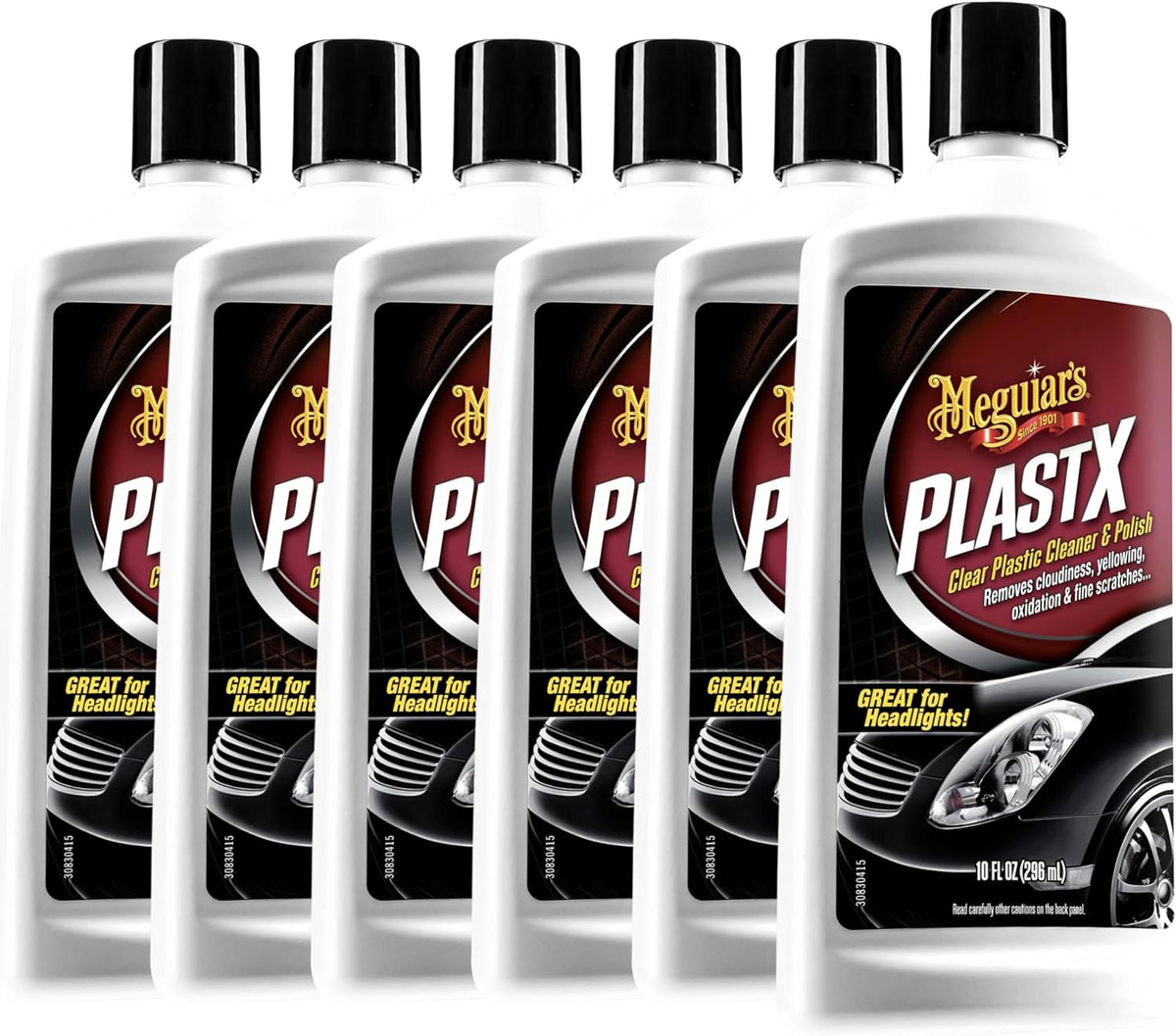 Meguiar's PlastX Clear Plastic Polish Headlight Restoration Polish, 10 Oz
