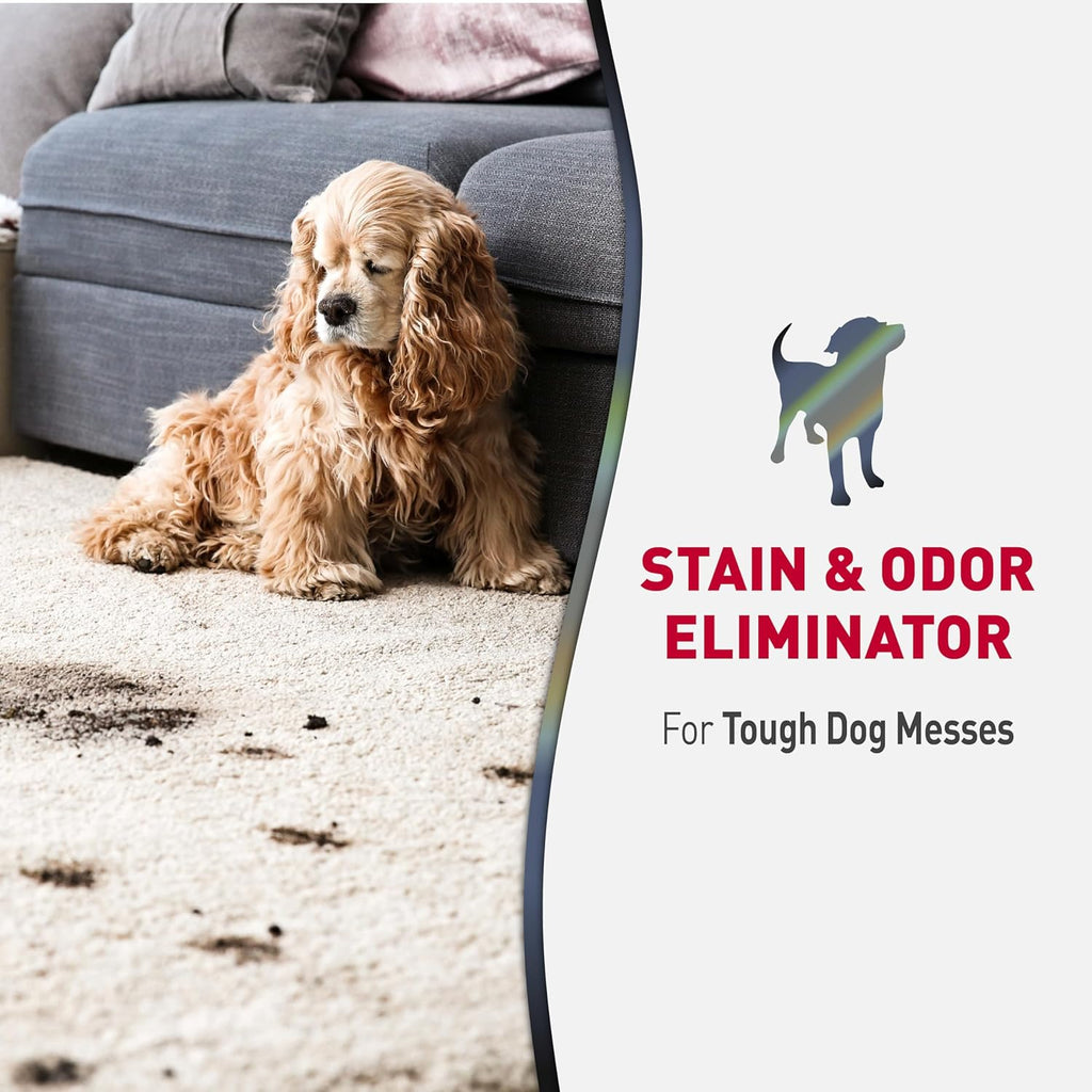 Nature’s Miracle Advanced Dog Stain & Odor Eliminator, Severe Mess, 32 oz | Enzymatic Cleaner Eliminates the Toughest Dog Messes, For Use on Multiple Surfaces, Safe For Pets and Home*, Fresh Scent