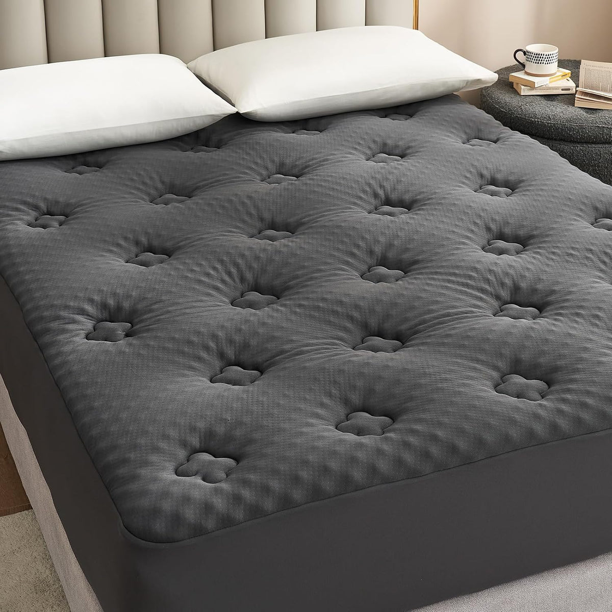 Hansleep Twin XL Mattress Topper College Dorm Memory Foam Soft Mattress Pad