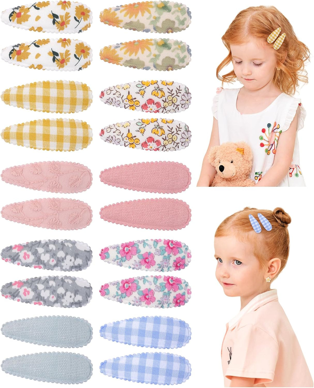 doboi 40Pcs Toddler Hair Clips Hair Barrettes Baby Girls Hair Bows Clips