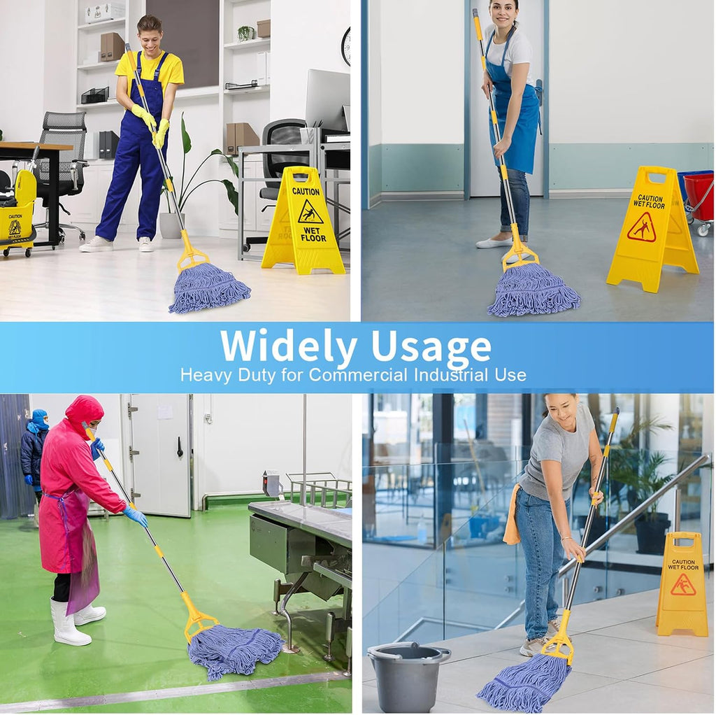 Commercial Mop with Extra Head Replace,63" Heavy Duty Industrial Mop