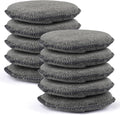 10 Pack Wax Applicator Pads Microfiber with Finger Pocket for Car Wax