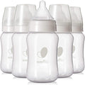 Evenflo Feeding Premium Proflo Venting Balance Plus Wide Neck Baby, Newborn and Infant Bottles - Helps Reduce Colic - 9 Ounce (Pack of 6)