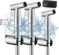 LUFEIDRA Handheld Bidet Sprayer for Toilet, Adjustable Water Flow, Black