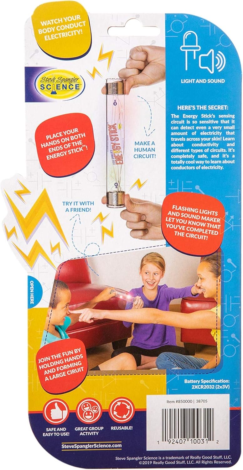 Steve Spangler Science Energy Stick, Learn About Electricity - 1 Piece