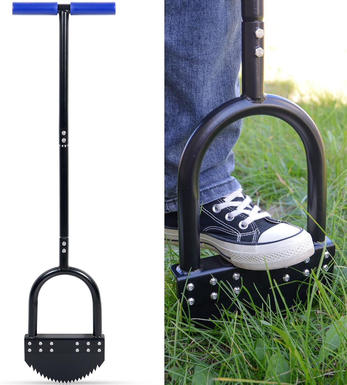 Edger Lawn Tool 41in Border Edger with Tempered Spring Steel Blade