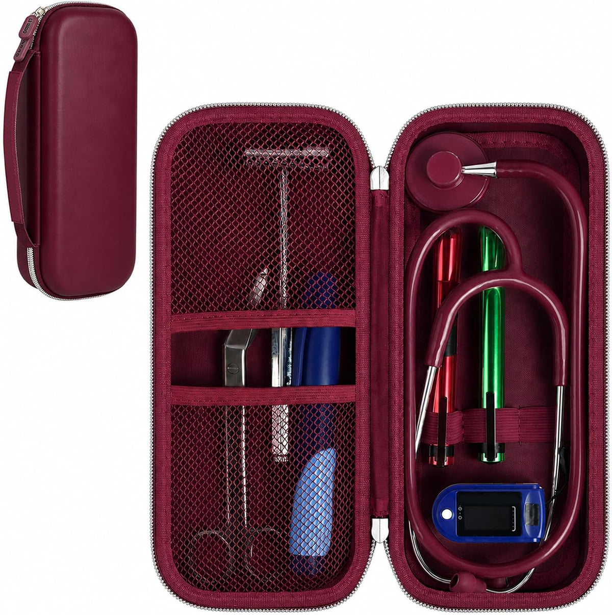 Stethoscope Case for 3M Littmann Classic III/Cardiology IV,Blackflower