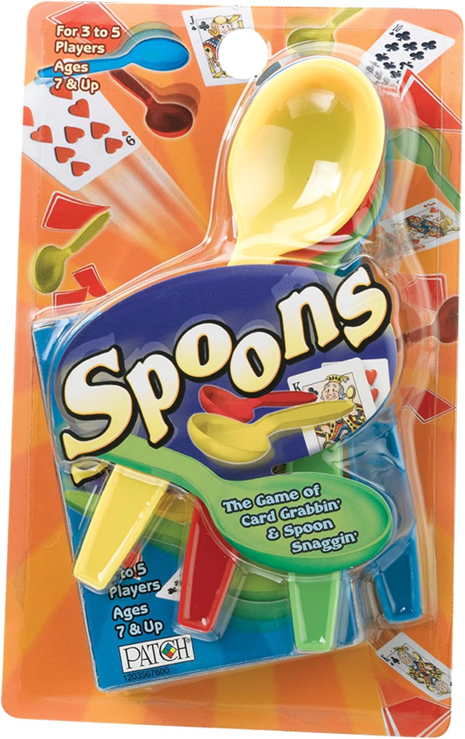 Spoons in a Case Playing Card Games for Kids Deck of Cards Fun Family Games