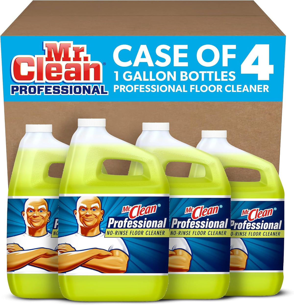 Mr. Clean PRO All Purpose Floor Cleaner for Hardwood & Tile (1 gal, 3 pack)