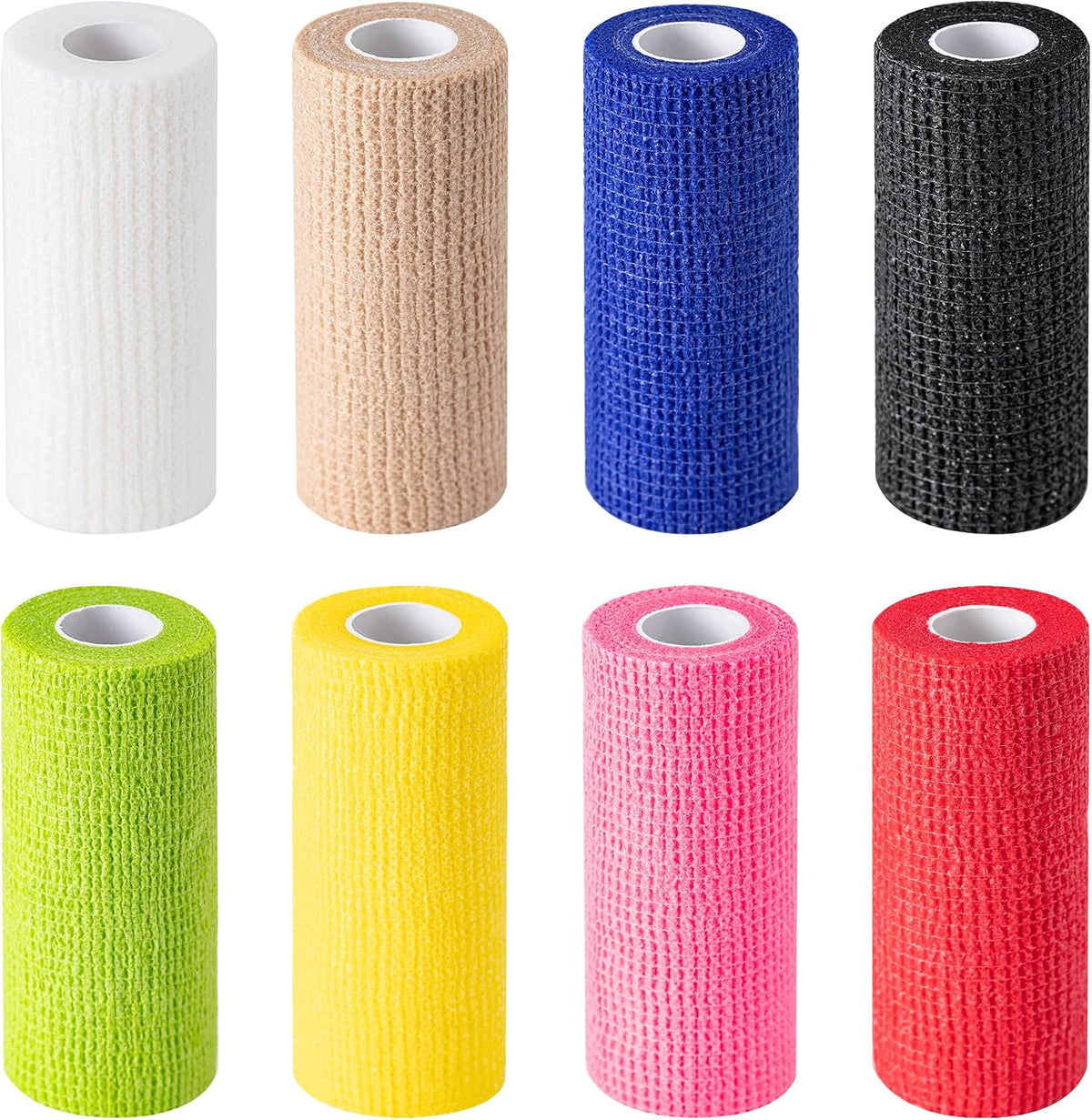 16 Pack Self Adhesive Bandage Wraps,2" X 5 Yards Elastic Bandage Wrap