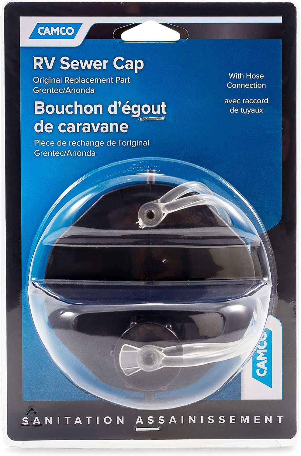 Camco Durable Sewer Cap with