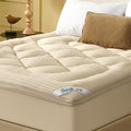 BEDLORE Queen Mattress Topper, Thick Pillow Top Bed Cover Soft Mattress Pad