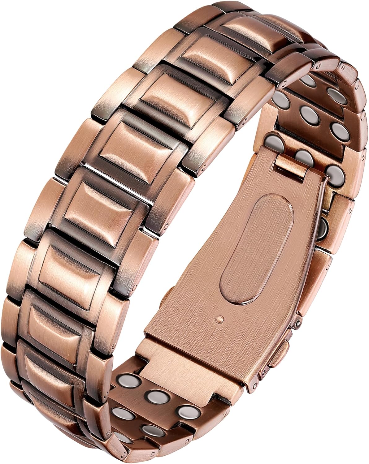 Feraco Copper Magnetic Bracelets for Men,Pure Copper Jewelry Gift