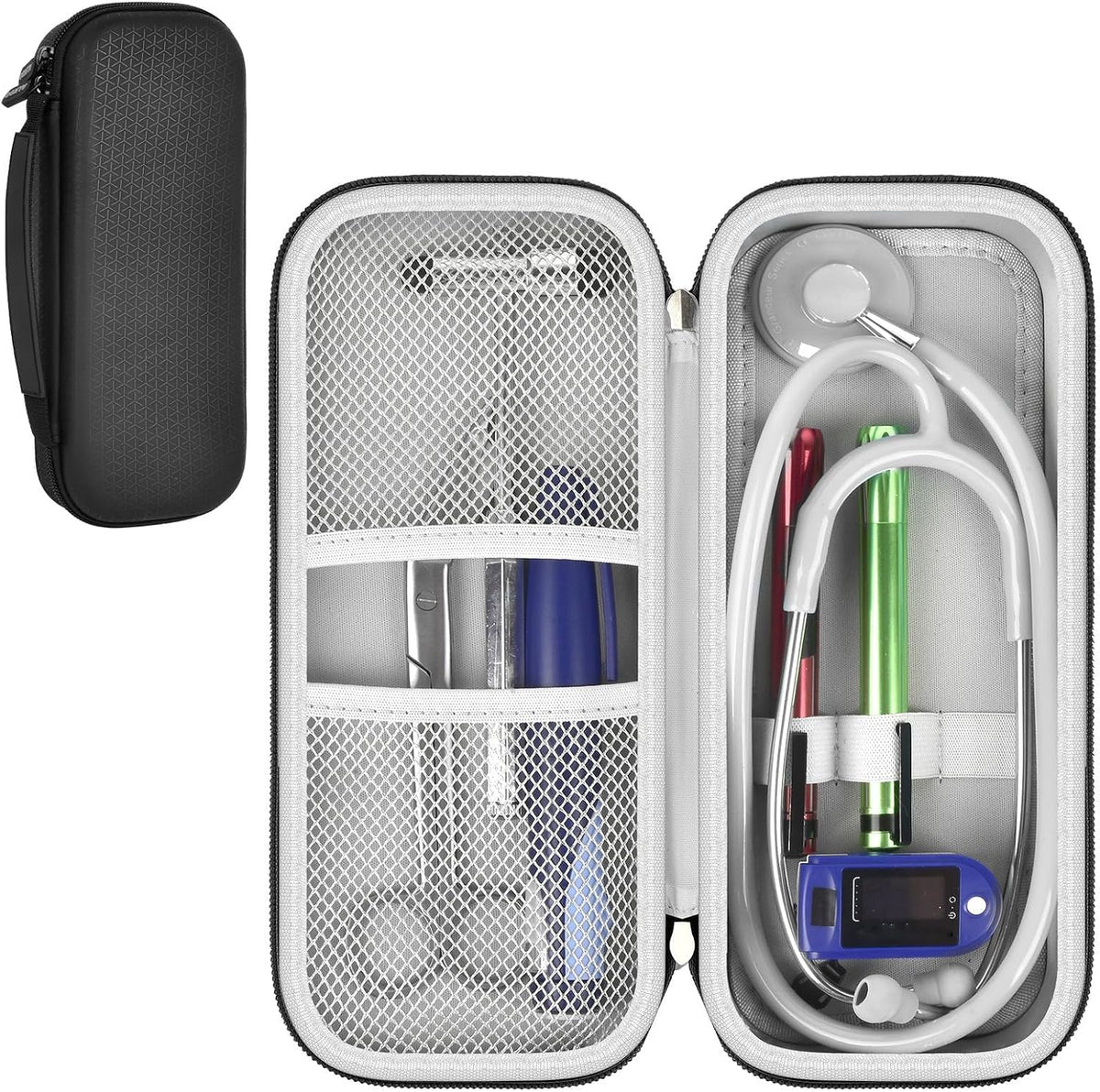 Stethoscope Case for 3M Littmann Classic III/Cardiology IV,Blackflower