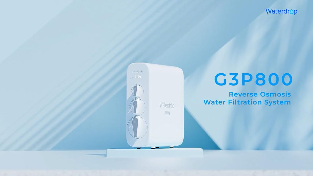 Waterdrop G3P800 Reverse Osmosis Water Filter, 800 GPD, Tankless RO System