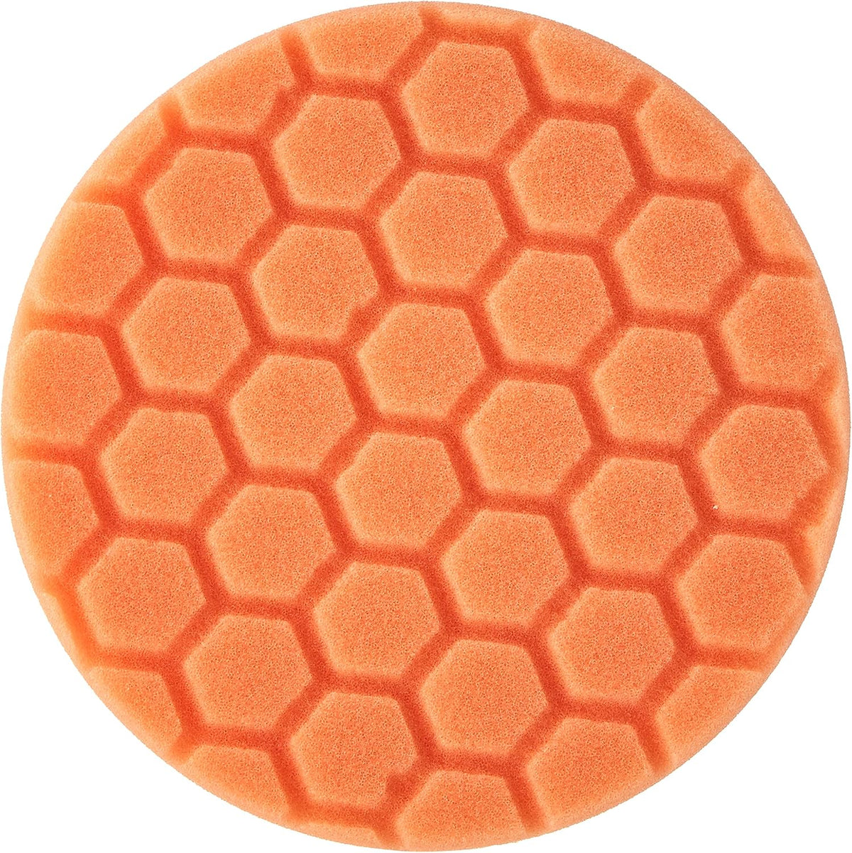 Chemical Guys, Hex-Logic Medium-Heavy Cutting Foam Pad, Orange, 5.5 inch