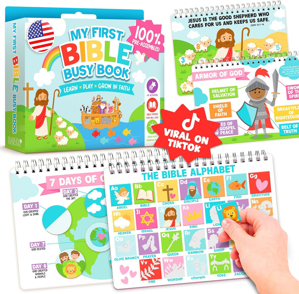 My First Busy Book Screen Free Activities for Toddlers 3-5 Activity Books