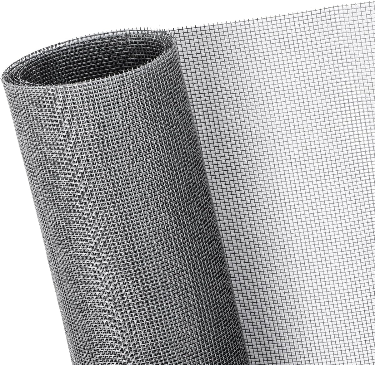 48"x102" Window Screen Mesh, Fiberglass Window Screen, Screen Door Mesh, Windows Screens and Screen Door Replacement, Patio Screen Mesh- Black
