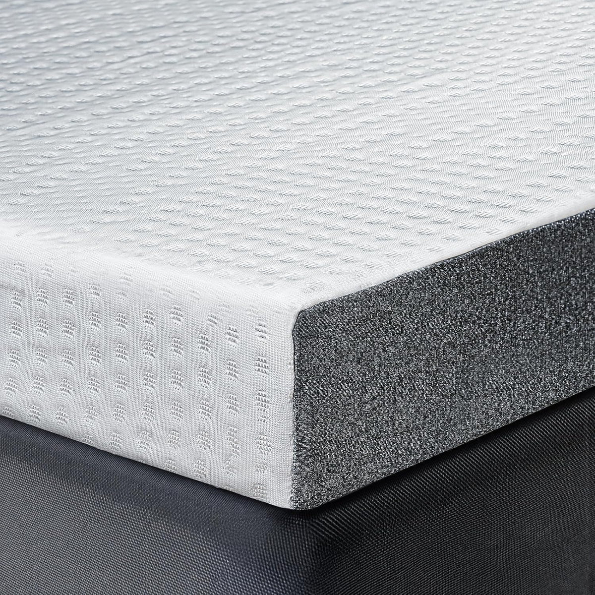 HOMRELEXA Bamboo Mattress Topper Twin XL Size 3 Inch, Cooling Gel & Bamboo Charcoal Memory Foam Mattress Topper for Back Pain Relief, Firm Dual-Layer Foam Bed Pad with Removable Cover College Dorm