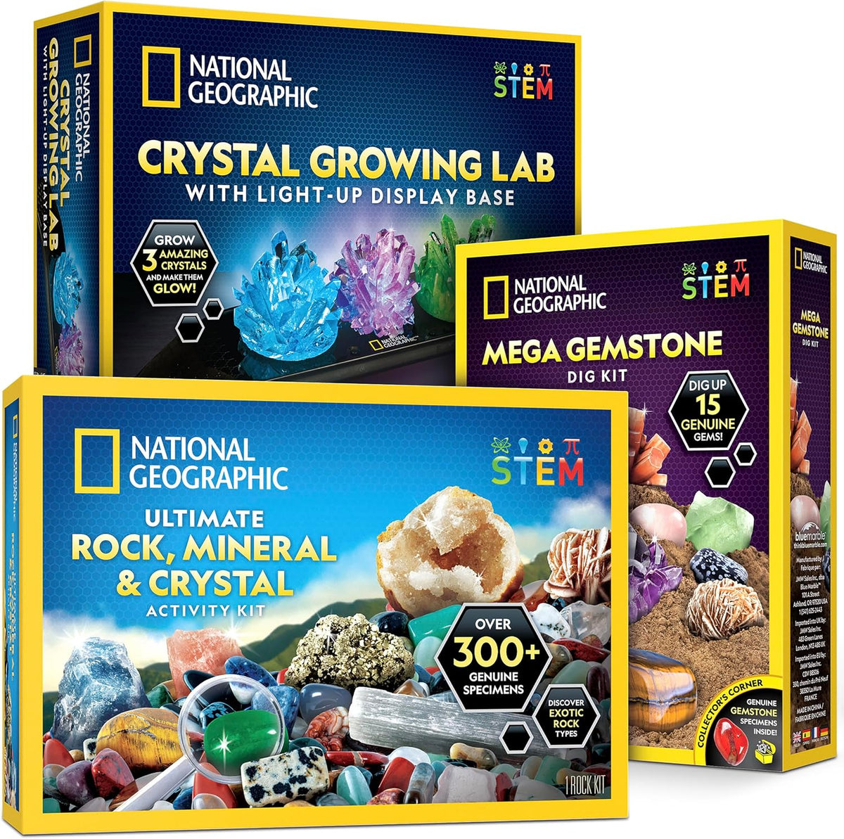 National Geographic Rock Collection with 300+ Gemstones and Minerals