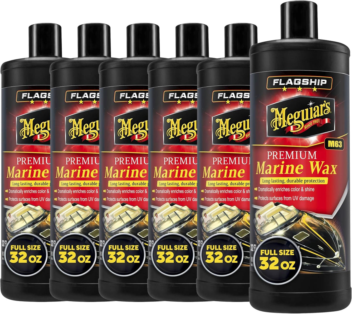 Meguiar's M63 Flagship Premium Marine Wax, 32oz