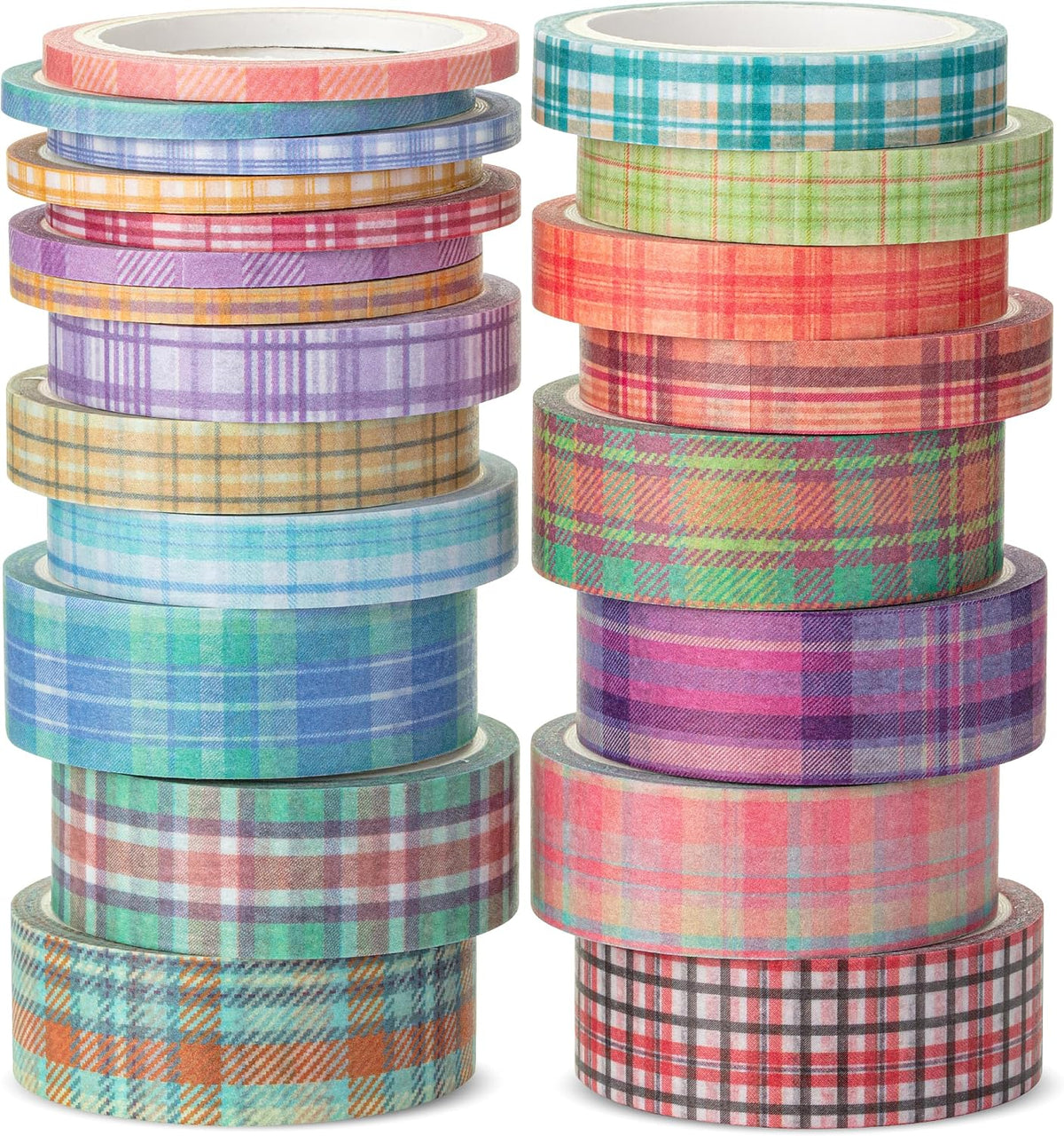 Mr. Pen- Washi Tape Set, 21 Rolls, Assorted Sizes, Floral